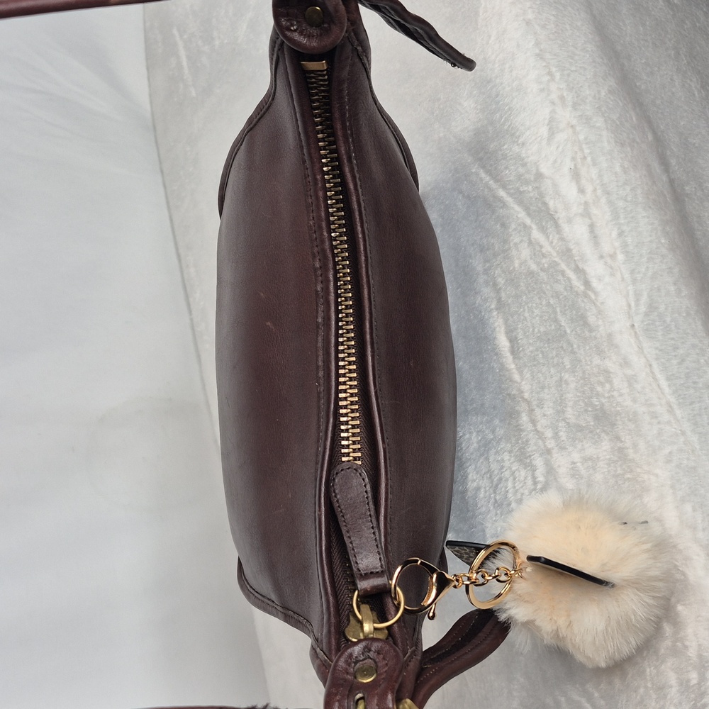 Coach Janice Legacy Dark Brown Leather Shoulder Bag 9950 - Picture 11 of 17